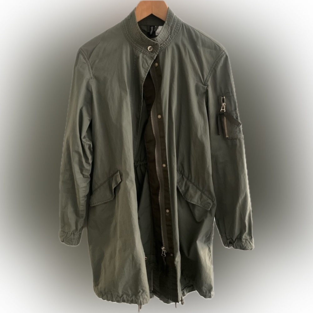 H&M khaki utility jacket